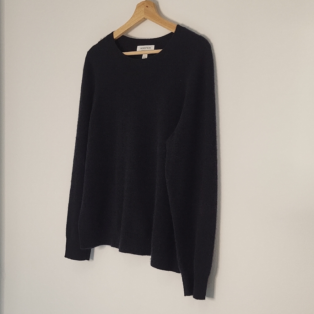 Cashmere Nordstrom Classic Black Knit - Picture 2 of 12